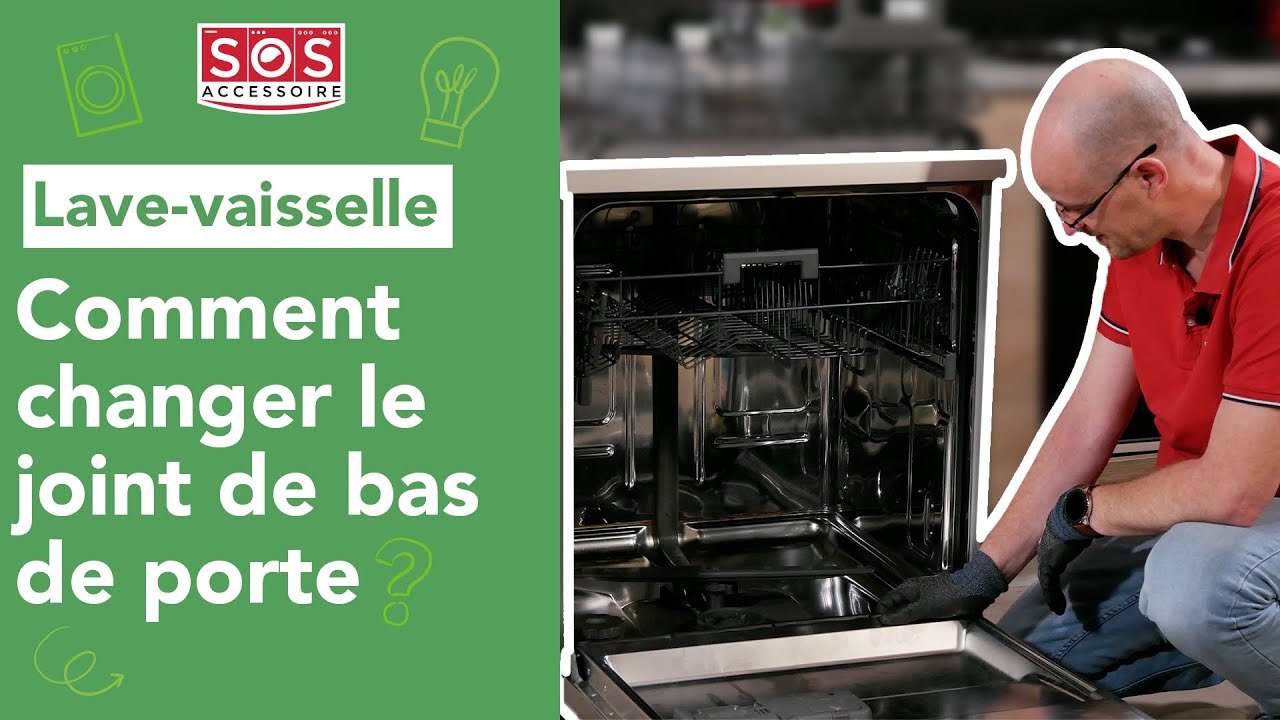 🍽 Comment changer le joint de bas de porte de mon lave-vaisselle ?