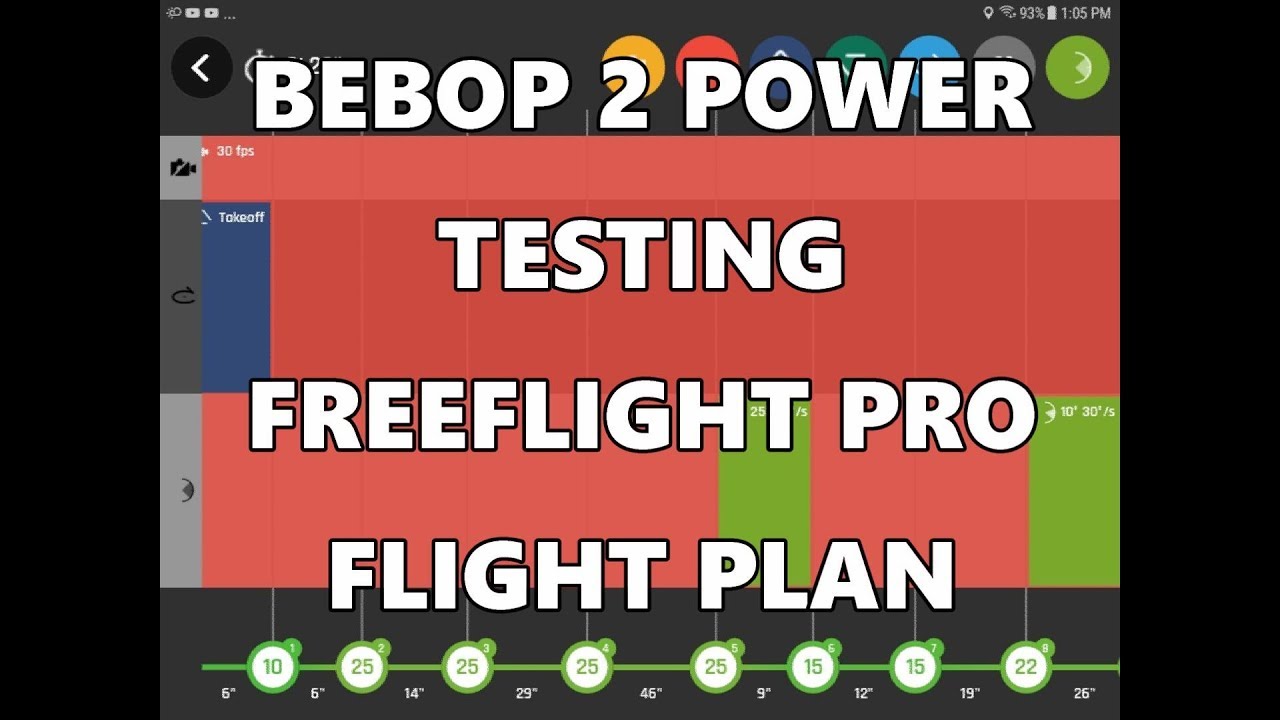 BEBOP 2 POWER TESTING FREEFLIGHT PRO FLIGHT PLAN