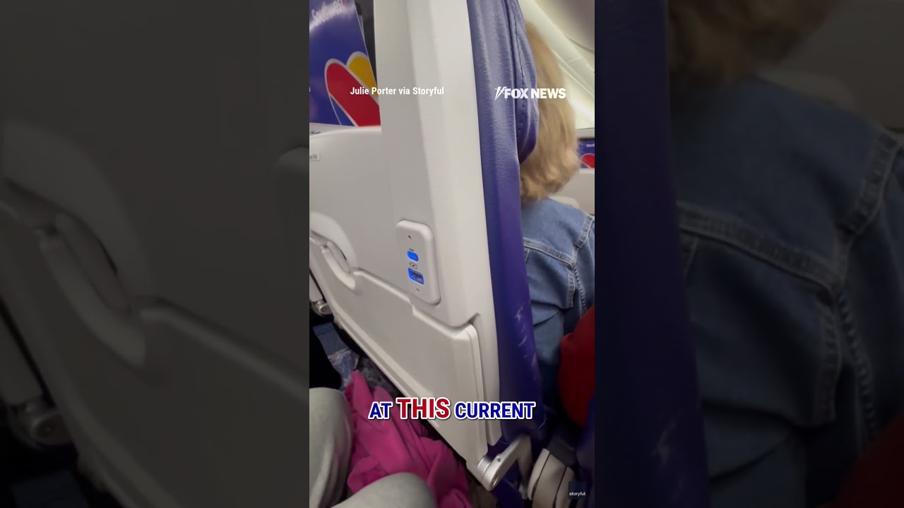 Diverted Southwest passengers hold hands up amid threat investigation #shorts #us #plane