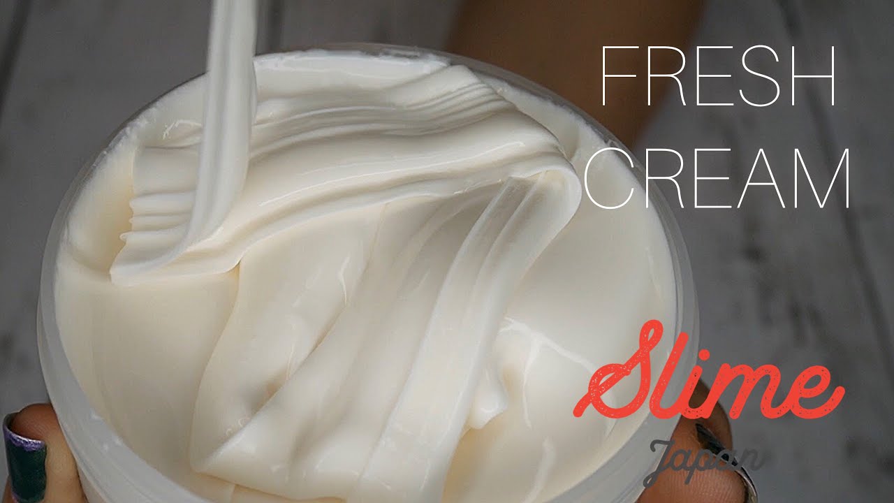【ASMR】Fresh cream🐮🥛【スライムジャパン】〜調整しながらセルフ倍速で触る〜