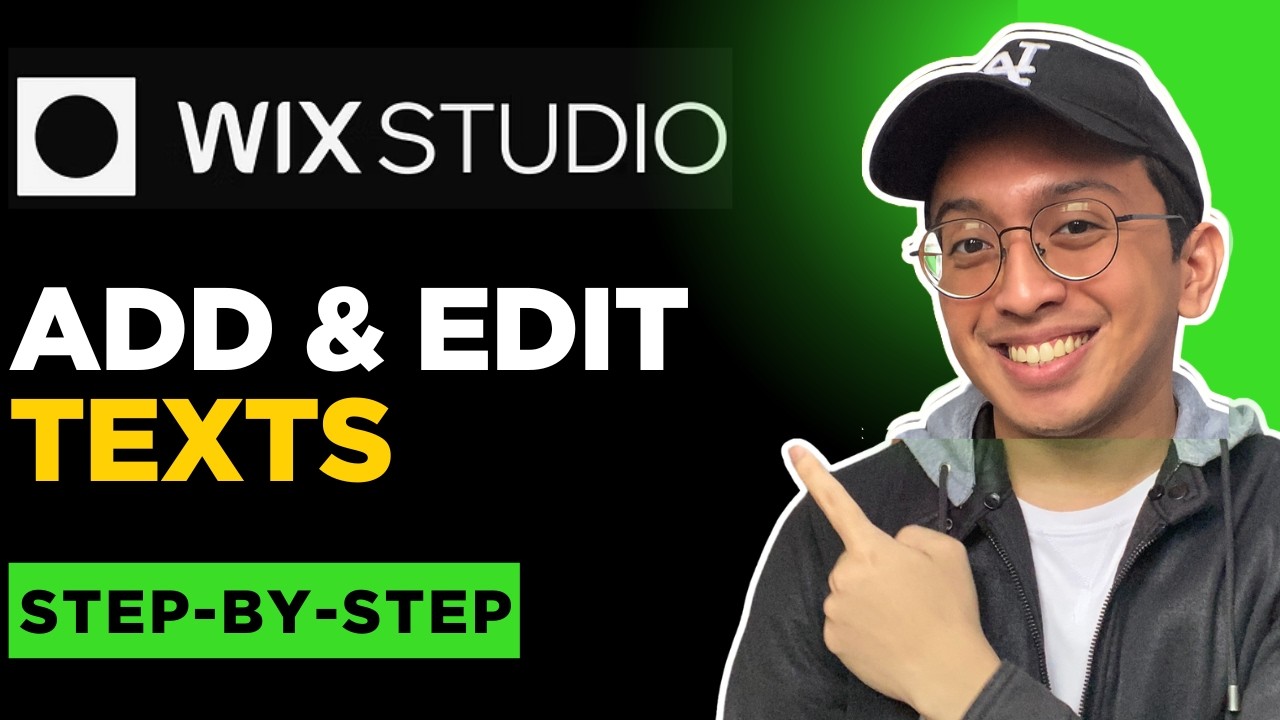 How to Add and Edit Text in Wix Studio | Customize Text