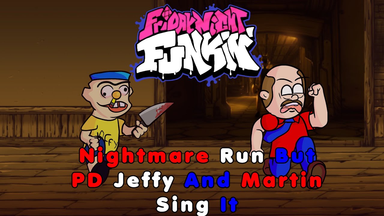 Friday Night Funkin' Nightmare Run But PD Jeffy And Marvin Sing It