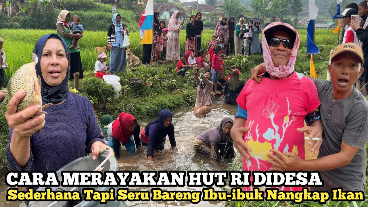 SERUNYA MEMERIAHKAN HUT RI KE80 DIDESA BARENG IBU-IBU HEDON | 17 Agustus 2025