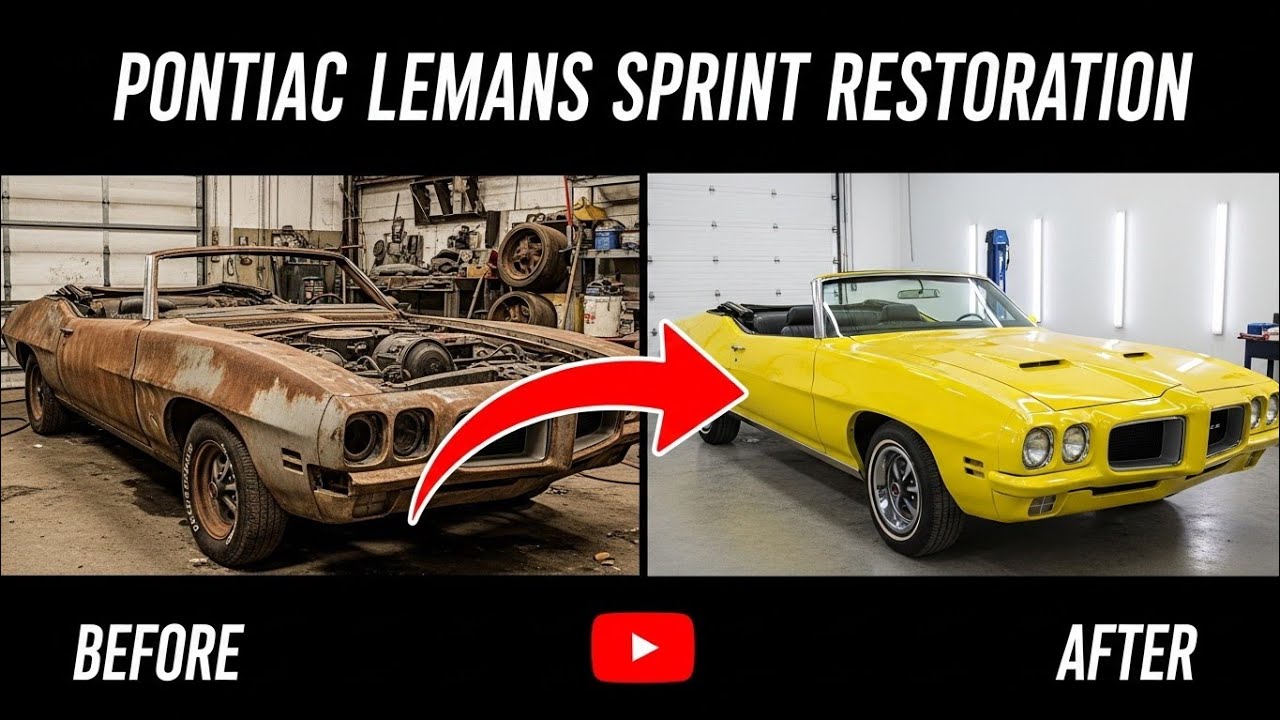ASMR Restoration of a Pontiac LeMans Sprint Convertible — Satisfying Rebuild
