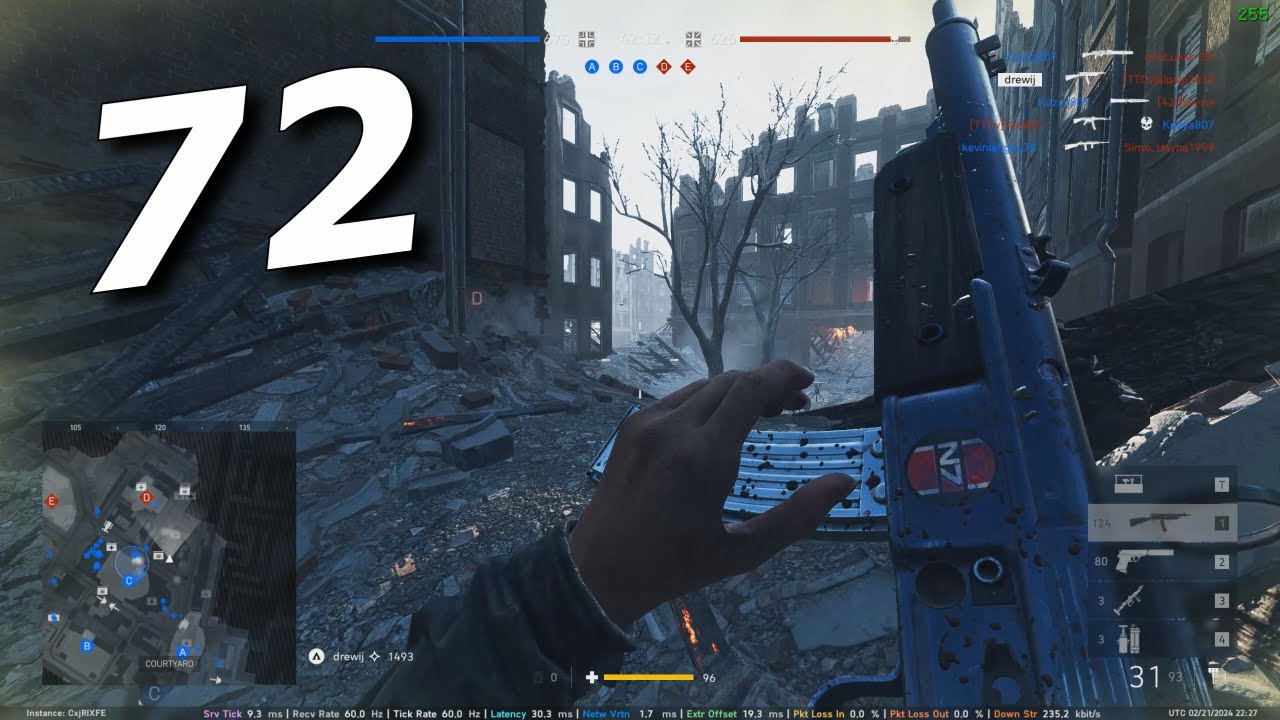 72 Kills - Gewehr 1-5 - Devastation (No Commentary) 1440p - Battlefield V