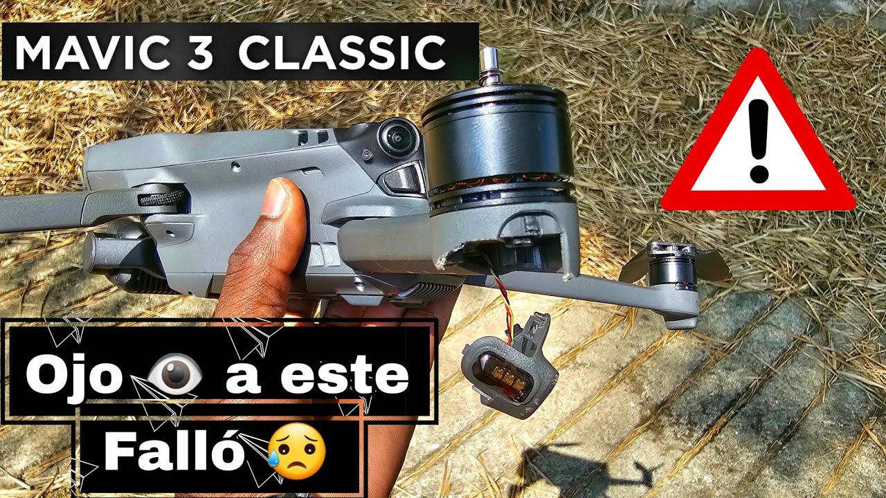 ACCIDENTE con mi DJI MAVIC 3 CLASSIC - persiste esta falla -pruebas