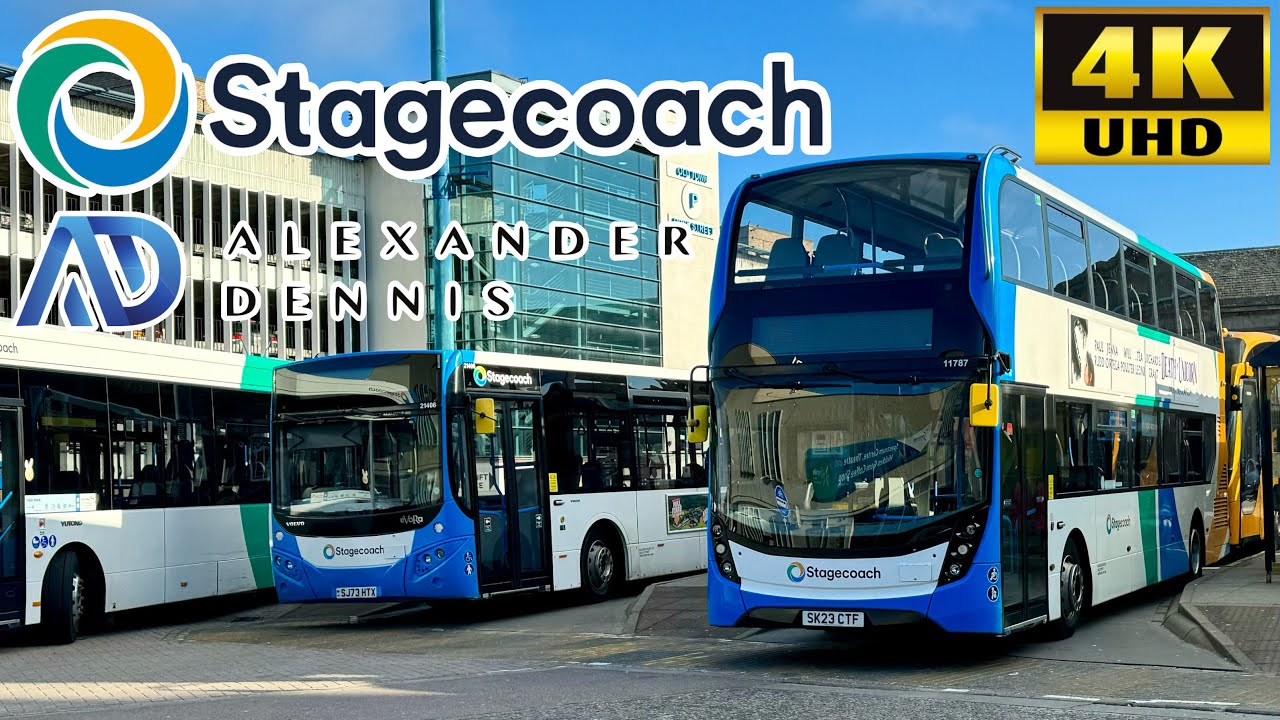 [Stagecoach Highlands Bluebird: 11 Inverness to Nairn via Inverness Airport, Ardersier] Enviro400MMC