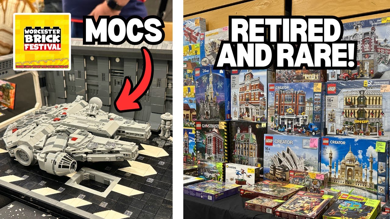 🔥Поиск редких и снятых с производства запечатанных наборов LEGO | Мероприятие Worcester Brick Fes...