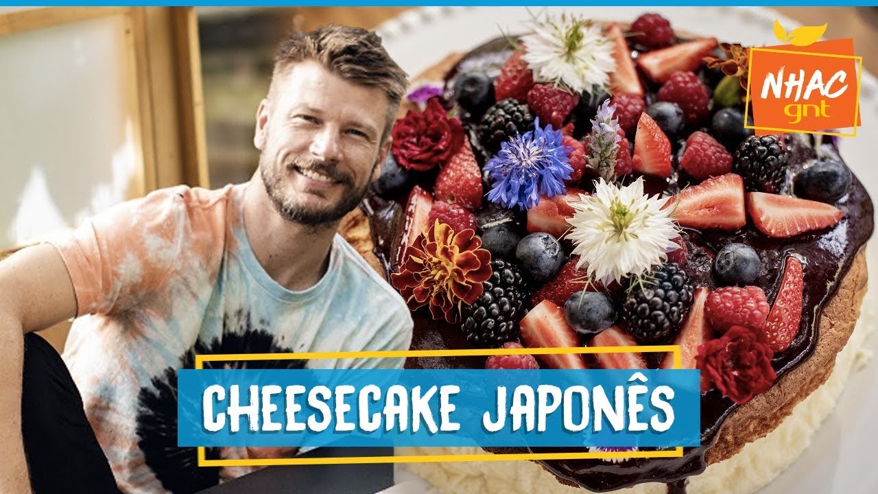 Cheesecake japonês com calda de frutas vermelhas | Rodrigo Hilbert | Tempero de Família