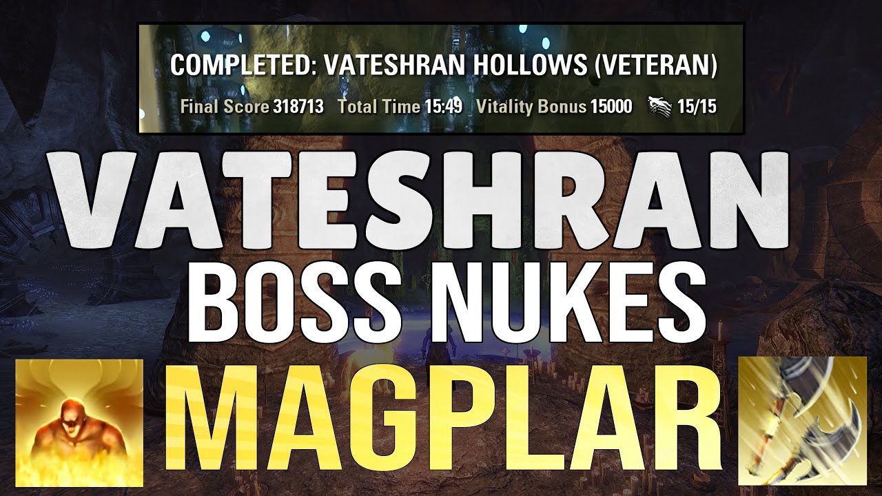 👻💣Vateshran Arena 𝑭𝒖𝒍𝒍 𝑵𝒖𝒌𝒆「Magplar Boss Mashup」ESO - Scribes of Fate