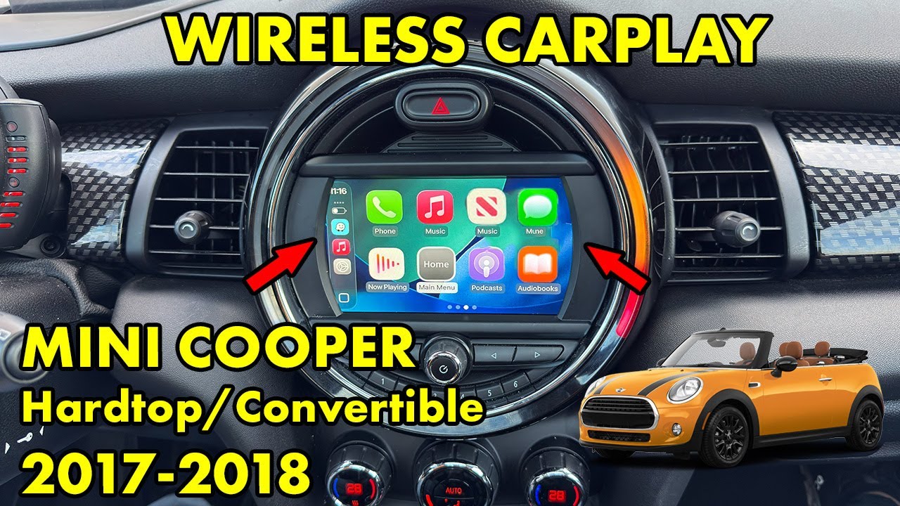 Беспроводная система CarPlay в Mini Cooper Hardtop Convertible 2017–2018