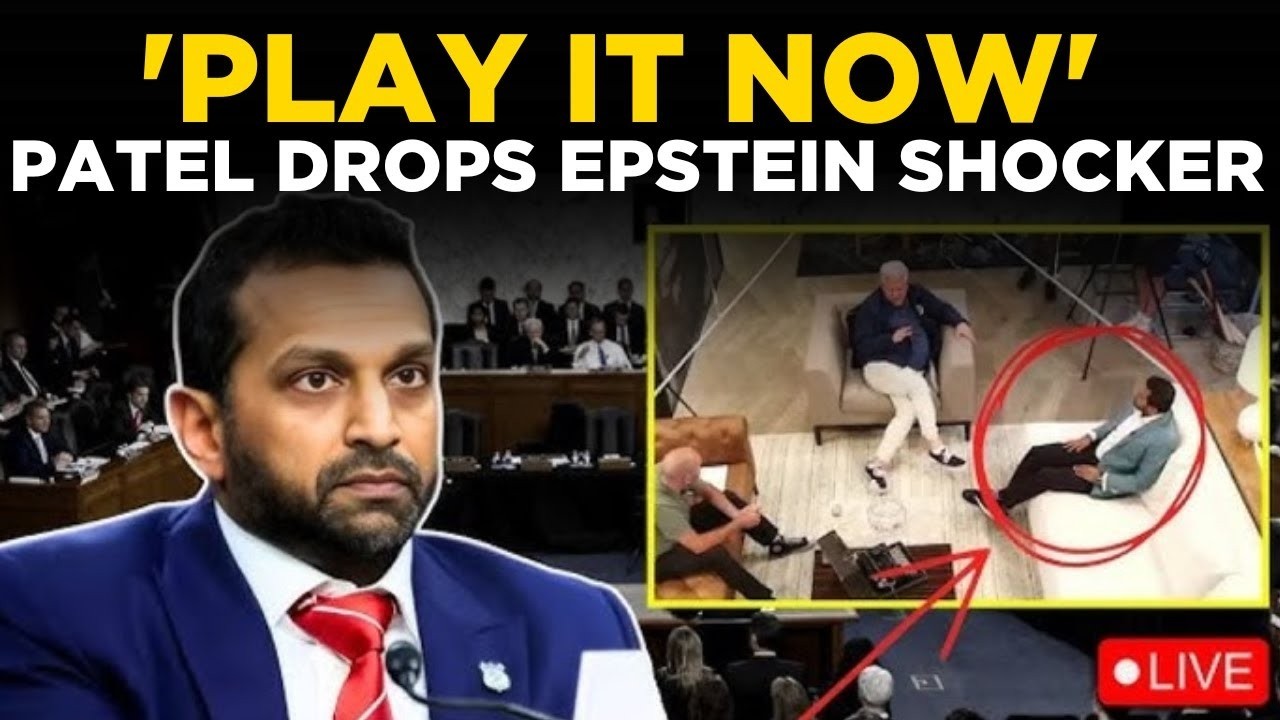 US NEWS LIVE | Kash Patel Drops Epstein Video Shocker In U.S. Senate | U.S. News | Epstein Files