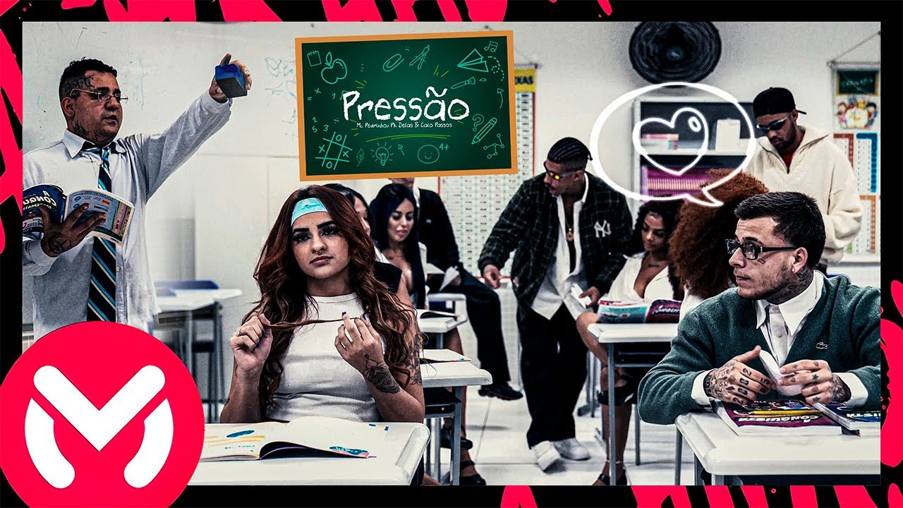 MC PEDRINHO, PK DELAS e CAIO PASSOS - PRESSÃO (OFICIAL CLIPE)