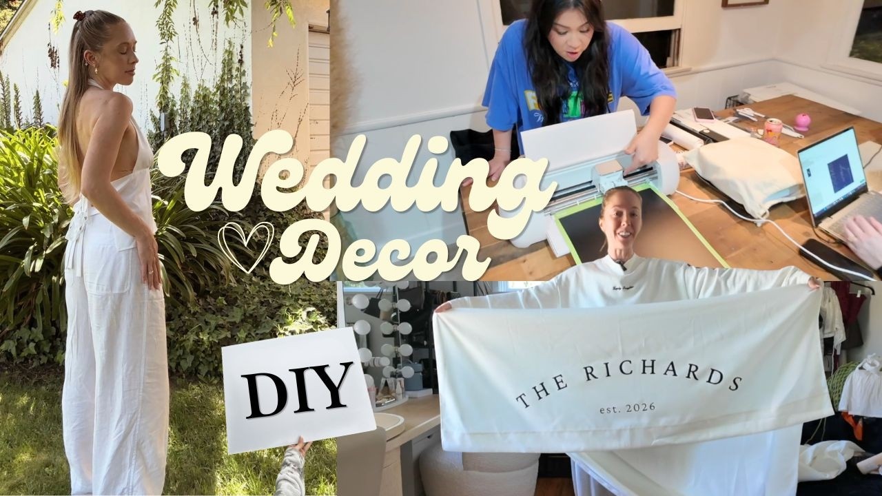 DIY wedding decor on a budget (HomeGoods + Cricut Haul) Plus an updated house tour!