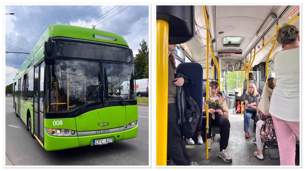 Solaris Trollino III 12 AC #008 - Kauno Autobusai