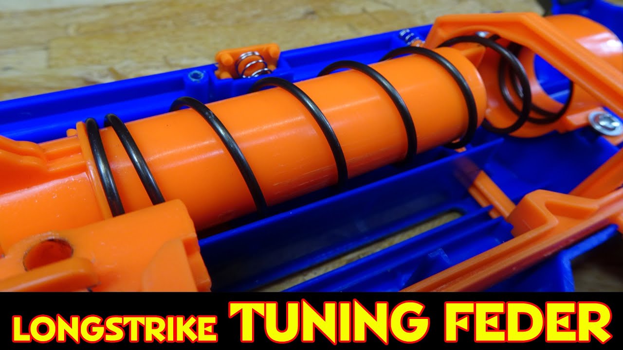 NERF LONGSTRIKE CS-6 TUNING FEDER EINBAU [deutsch/german]