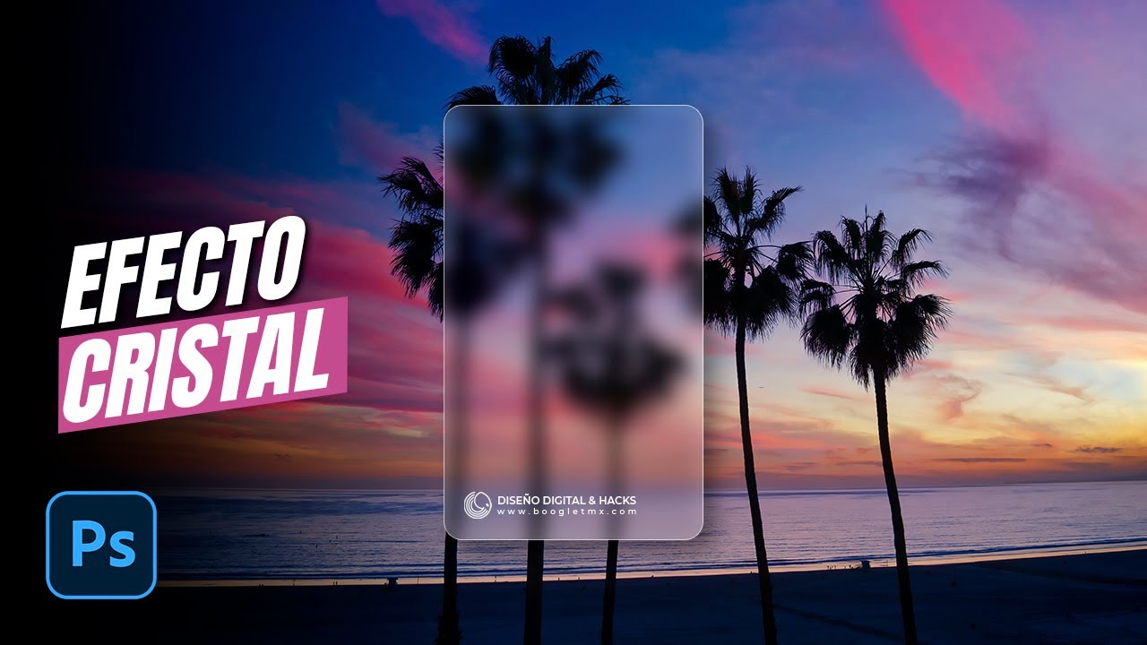 🟢 Efecto Glass (cristal) | Formas - Tutorial Photoshop