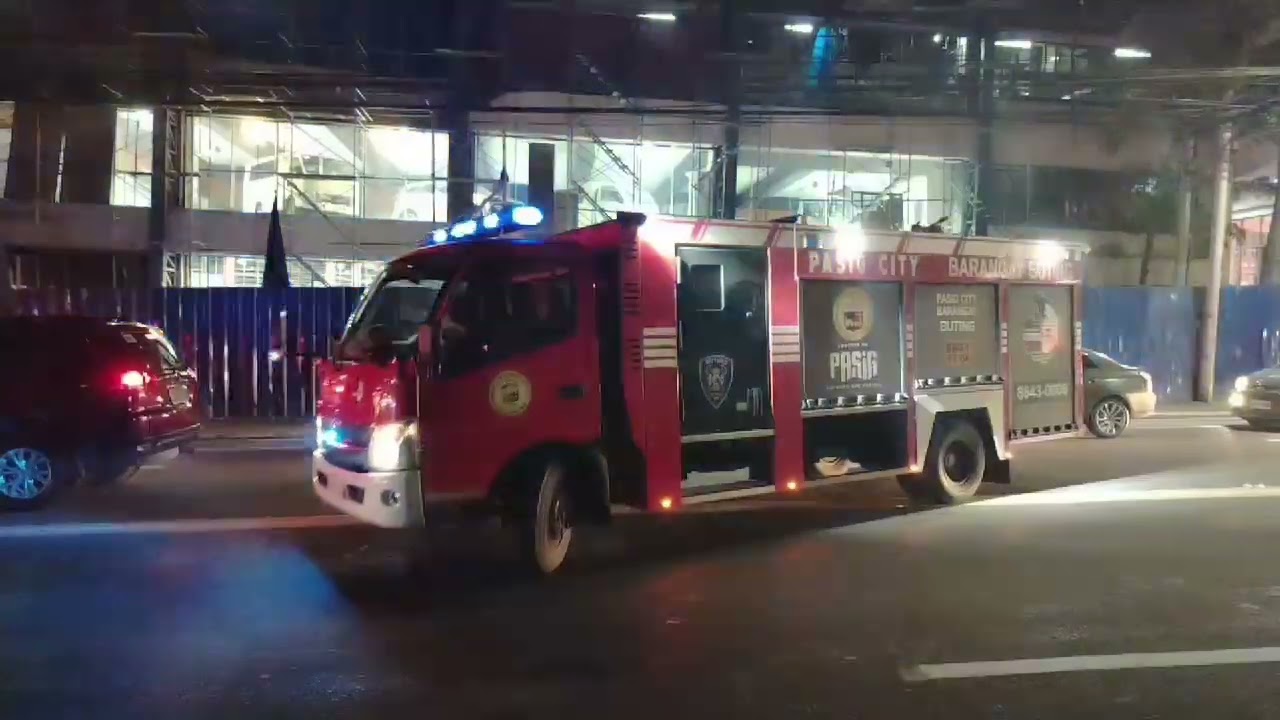 10-70 5th alarm pleasant hills mandaluyong | firetruck spotting compilation