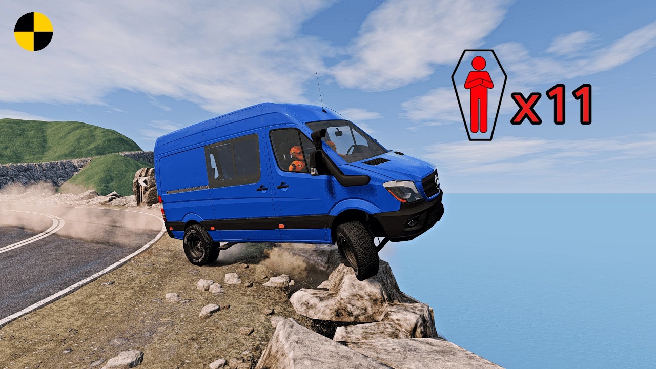 Realistic High-Speed Car Crashes in BeamNG.drive #168 | Ultra Detailed Crash Compilation