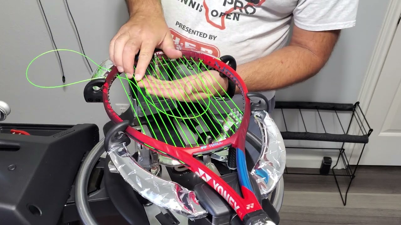 2021 Yonex Vcore 98 step by step stringing instructions