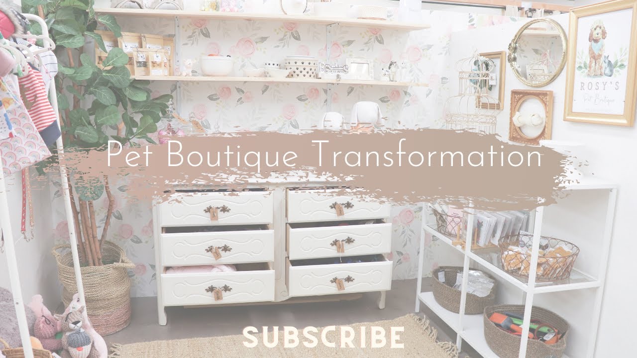 Pet Boutique Makeover | Shop Transformation Interior Design | E Design | Visual Merchandising