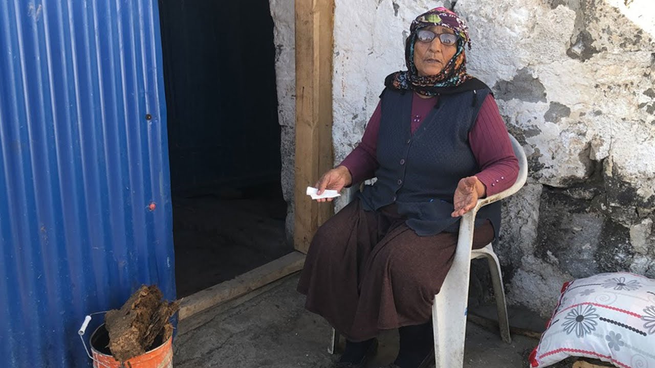 82 yaşındaki Yeter Nine, evinden çıkmıyor