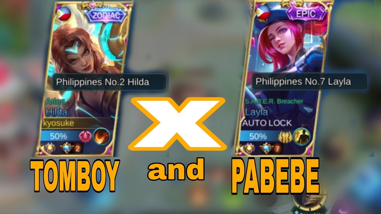 Tomboy and pabebe duo / Philippines supreme / PHILIPPINES LAYLA / PHILIPPINES HILDA