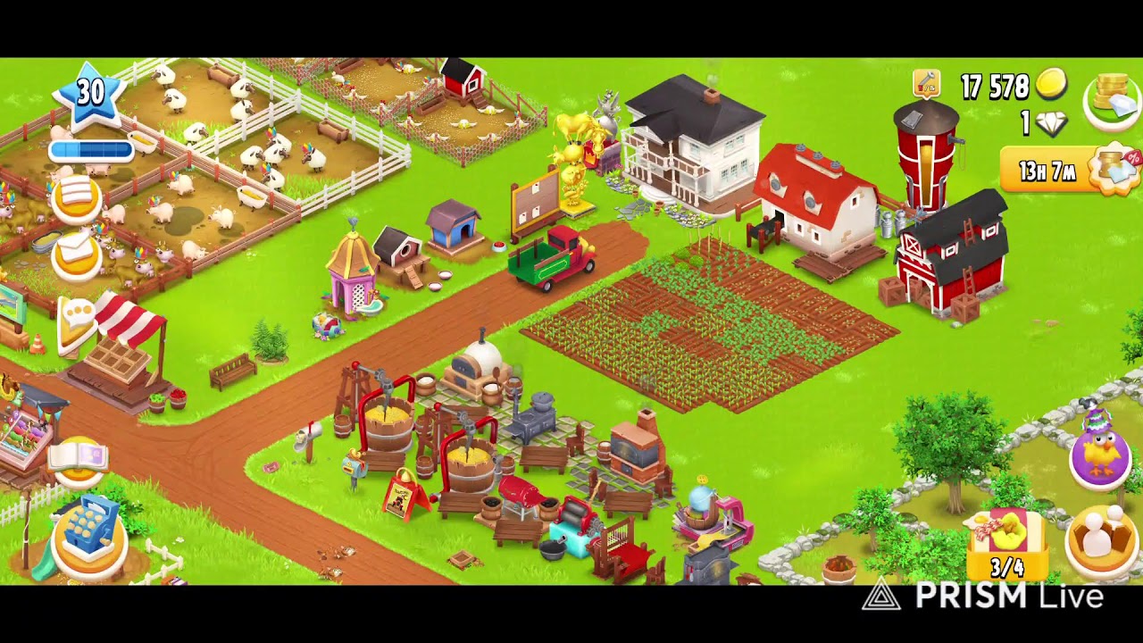 hay day venha conferir o progresso da fazenda.