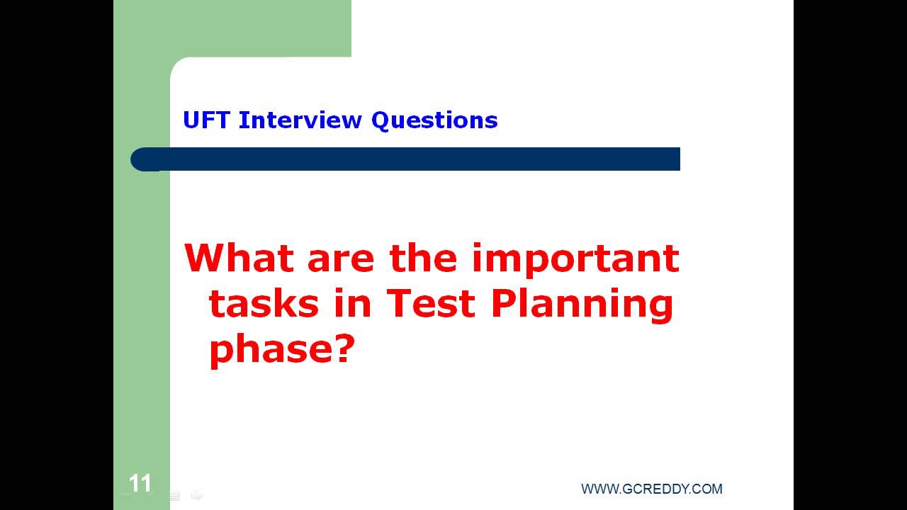 UFT Interview Questions