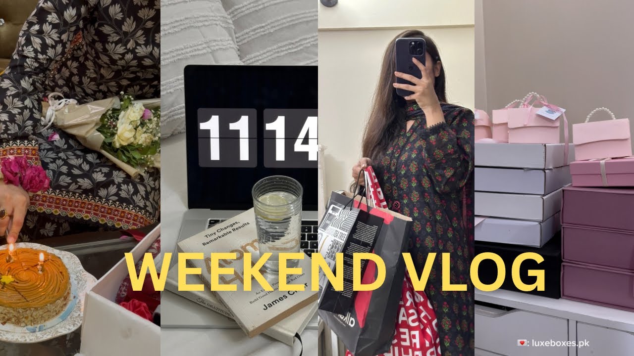Weekend in My Life Vlog | Journaling, PR Unboxing, Shopping Haul & Mother’s Day Celebration