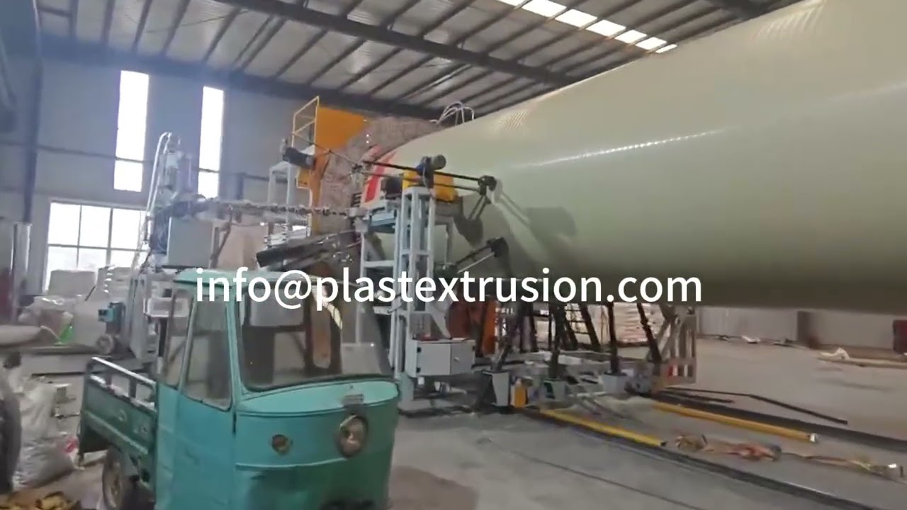 HDPE/PP spiral wound chemical storage tank production machinery