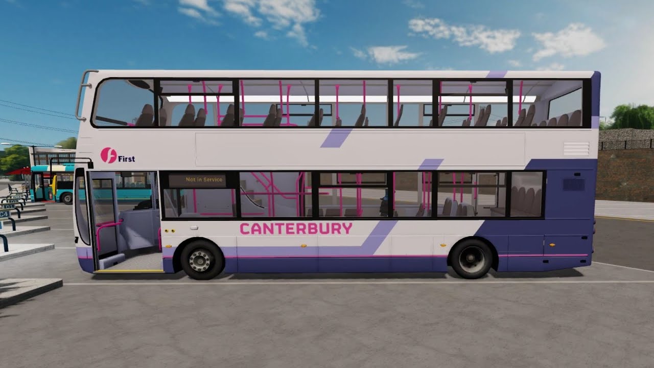 Canterbury Bus Simulator V4.1 - FRV Ride: Route 1A. First Olympia Wright Gemini 2 (BN12 WOT)