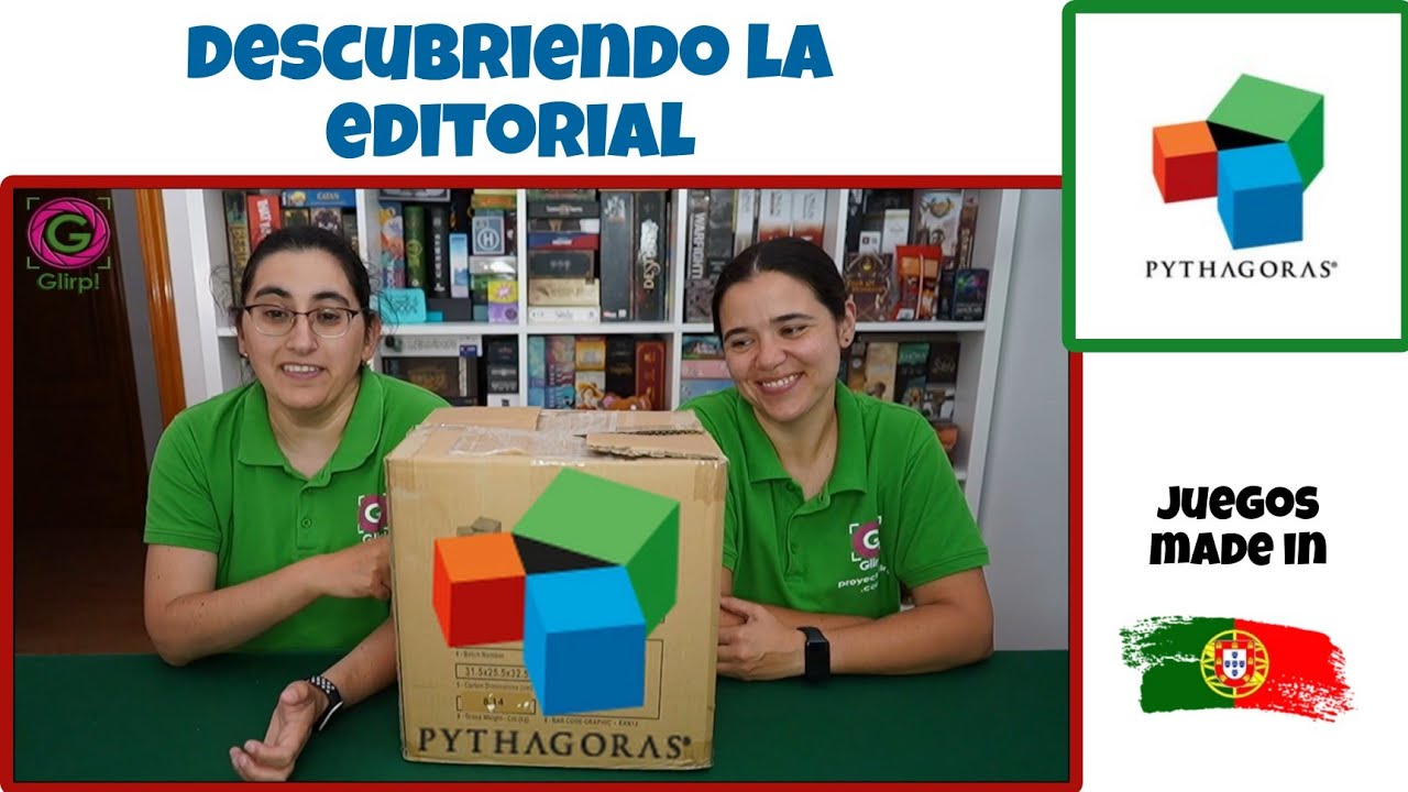 Unbox Juegos de mesa de editorial Pythagoras con detallines 👀😇