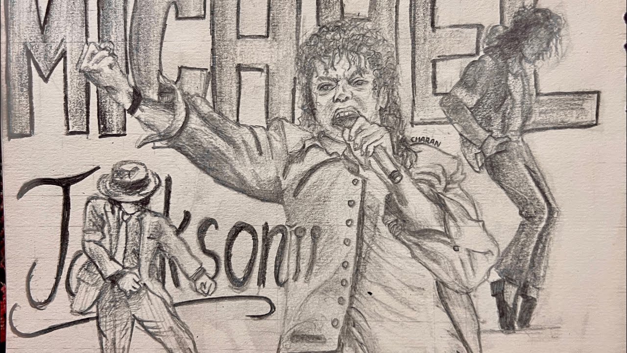 Sketching Michael Jackson🎤| Dangerous| Sketch