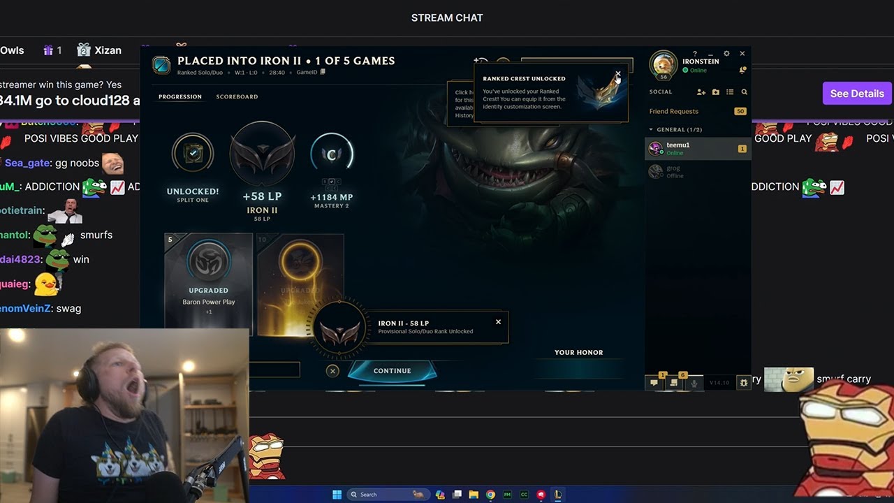 Quin Plays League of Legends | Day 1