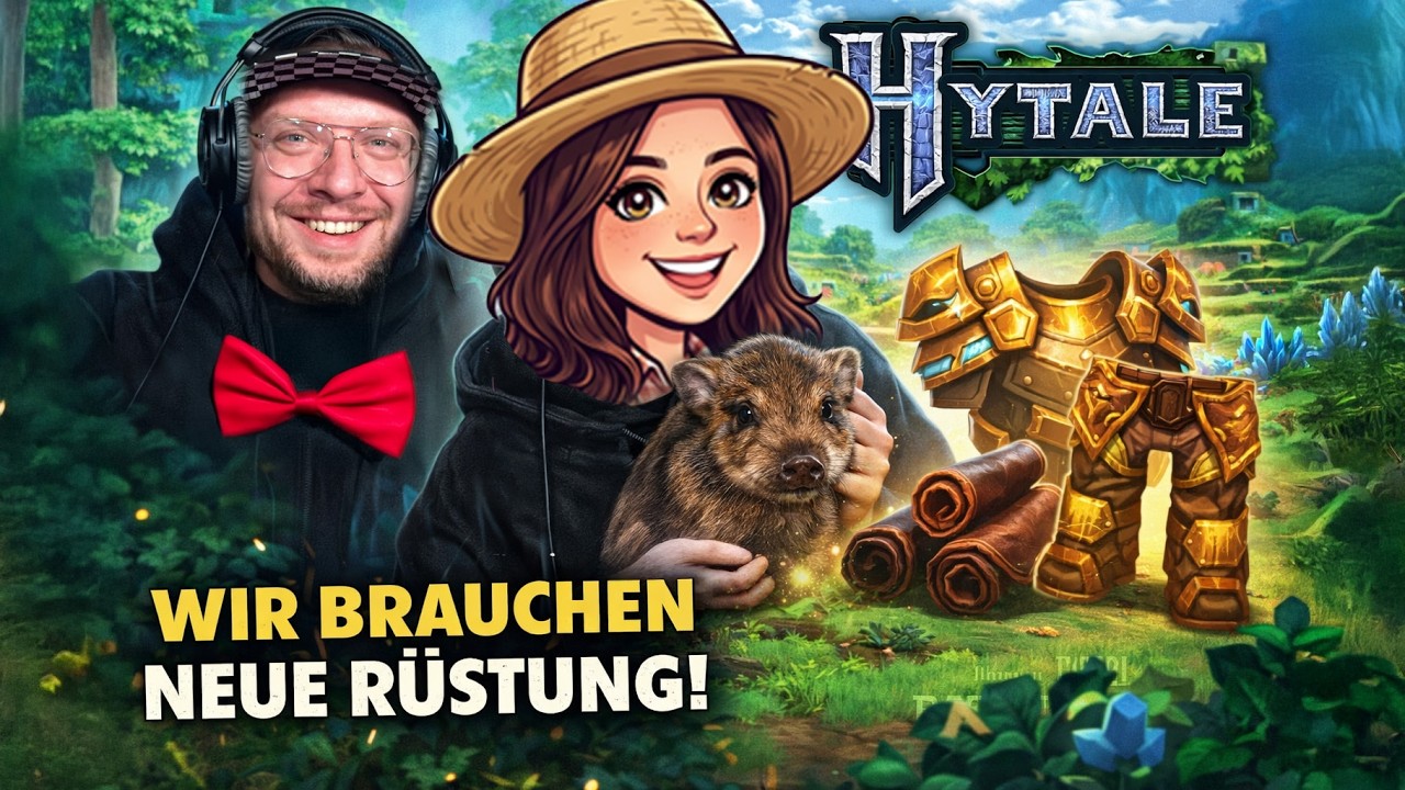 RÜSTUNG ODER UNTERGANG?! 🛡️ Wir zähmen ein Wildschwein! 🐗🔥 | Hytale
