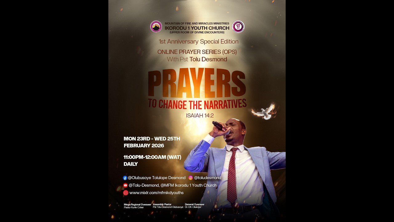 PRAYERS TO CHANGE THE NARRATIVES