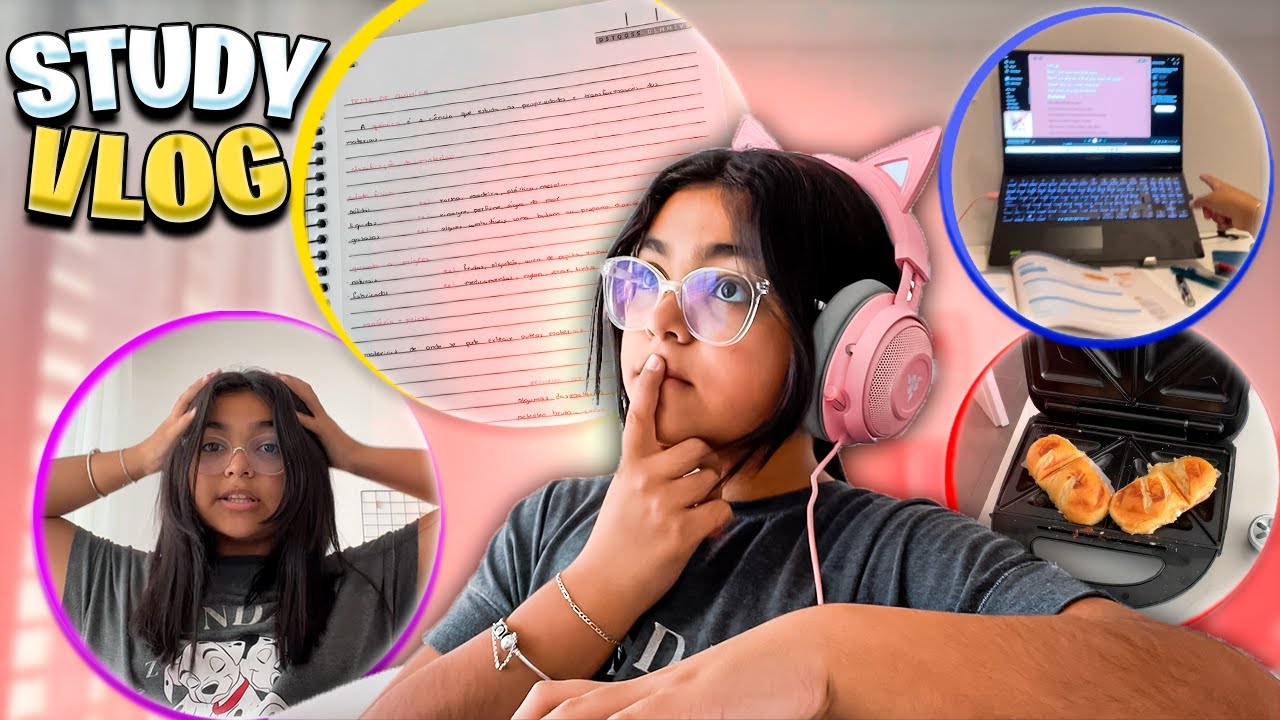 STUDY VLOG | Teste de Português, resumos, método de estudo e etc...