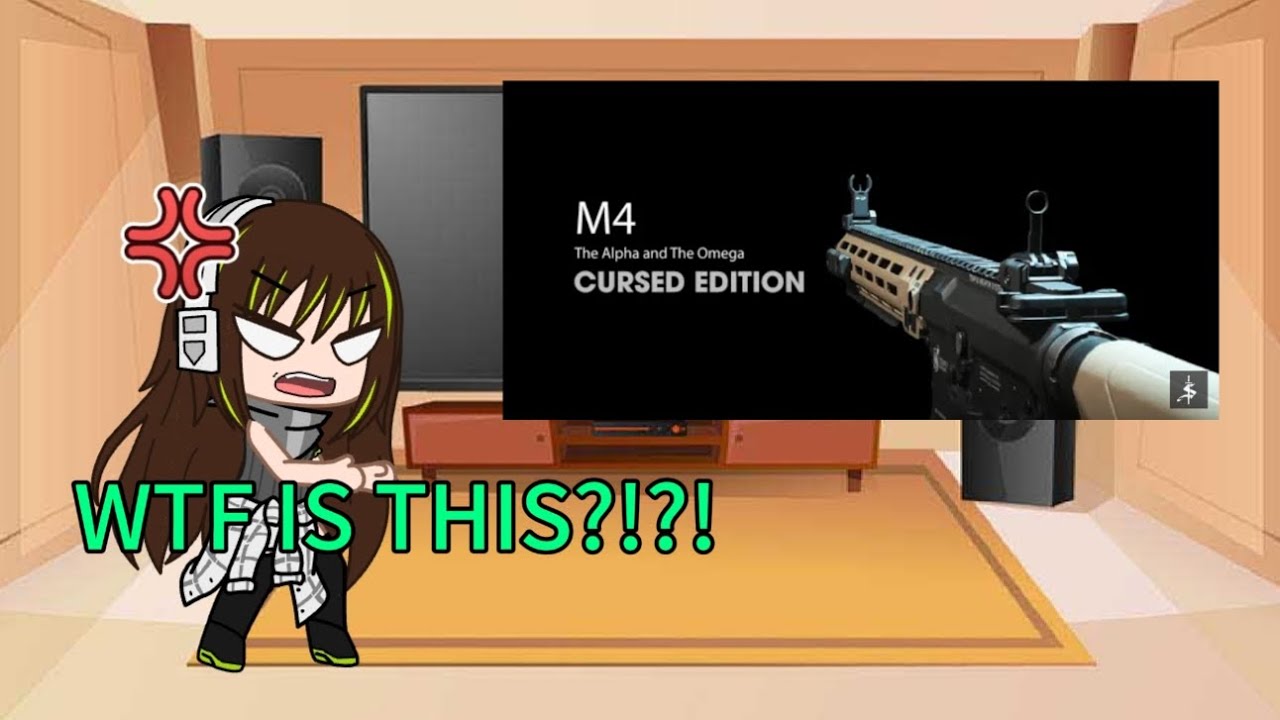 Girls Frontline react to Cursed Guns (M4) by SamClaymor, ft. @SUN_KITSUNE