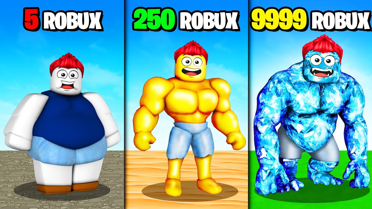NOOB MIT UNENDLICH ROBUX ERREICHT DIE PROFI MUSKEL LIGA!