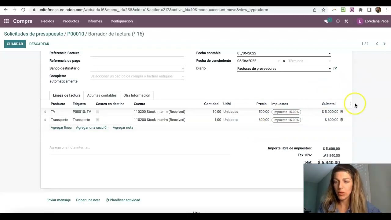 Agregar gastos en productos | Coste en destino en Odoo