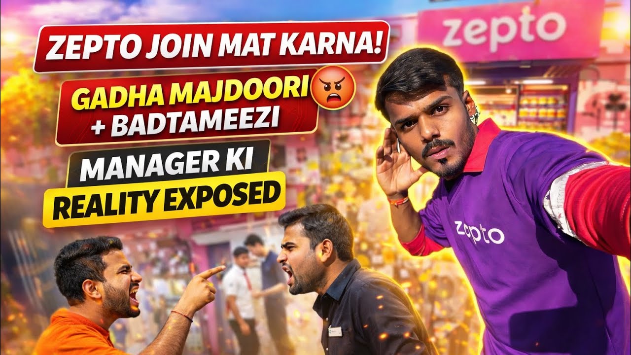 My Worst Experience at Zepto Store ! Zepto delivery job dark reality exposed 😱 सचाई जान लो ?🤬 #zepto