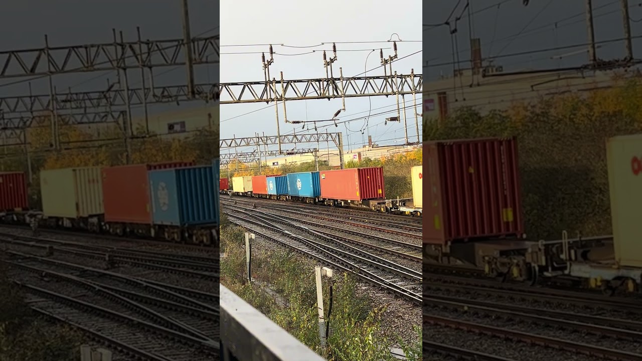Trains at Crewe north junction 1 November 2025
