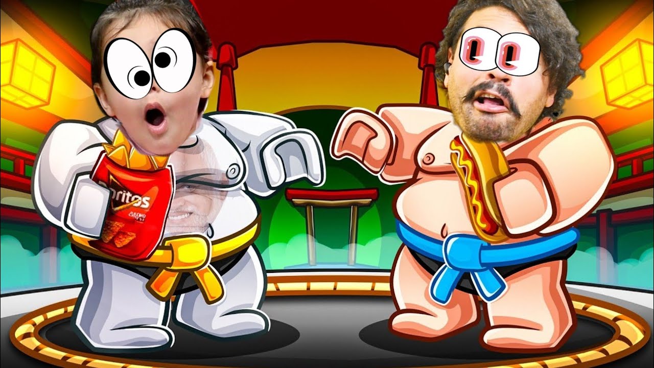 DÜNYANIN EN ZAYIF SUMOCUSUNDAN EN ŞİŞMAN SUMOCUSUNA DÖNÜŞTÜK 😄 Roblox Sumo Simulator