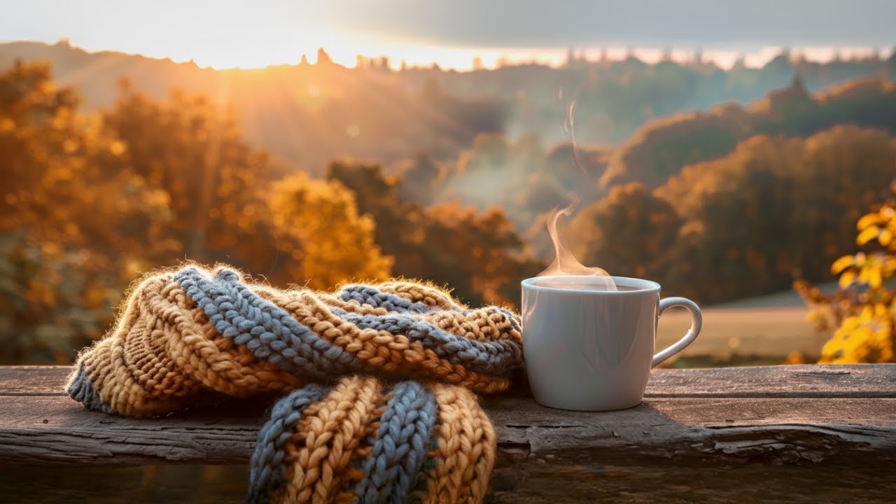Warm Coffee ☕🍂 [Chill Acoustic, lofi mix] Forest Café BGM to Feel at Home｜study, work, relax