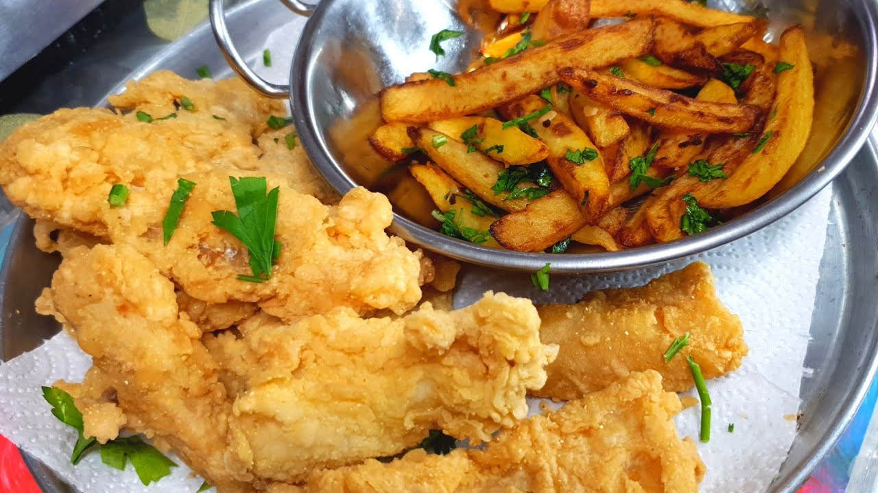 פיש אנד צ'יפס Fish and chips      כמו במסעדות A written recipe מטבח בקלי קלות ליהי קרויץ