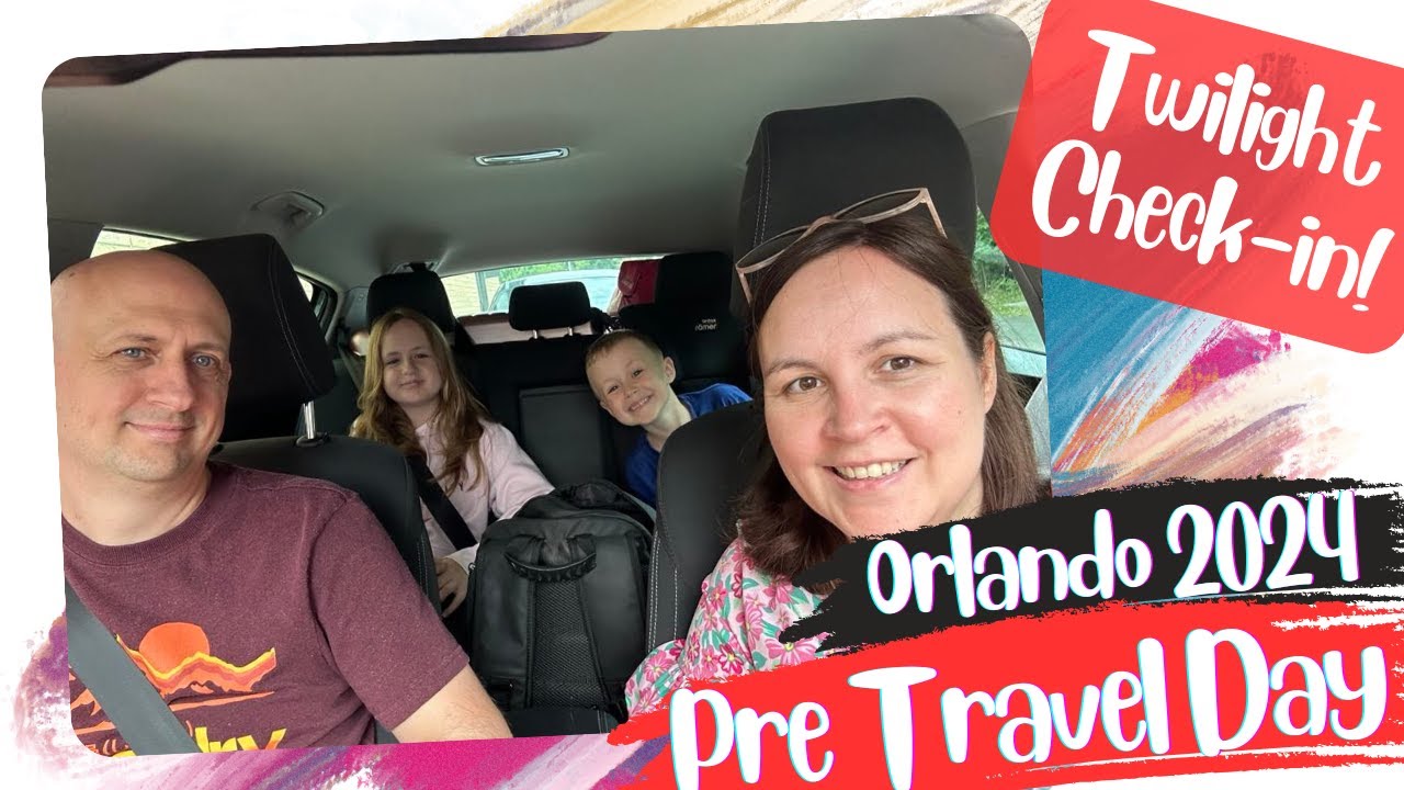 Last Minute Pre-Travel Day Rush! 2.5 Hour Journey to Manchester Airport for Our Orlando Adventure