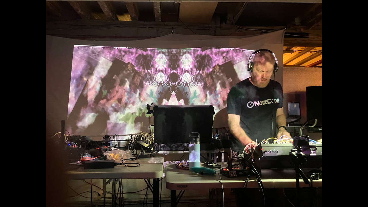 Live Improvised Modular Techno Set | Hypnotic Raw Techno | Mini-Blorp (Charlestown MA)