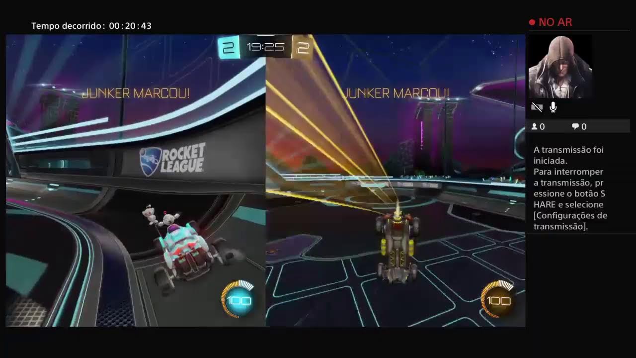 Transmiss&atilde;o ao vivo do PS4 de Ronijackson73