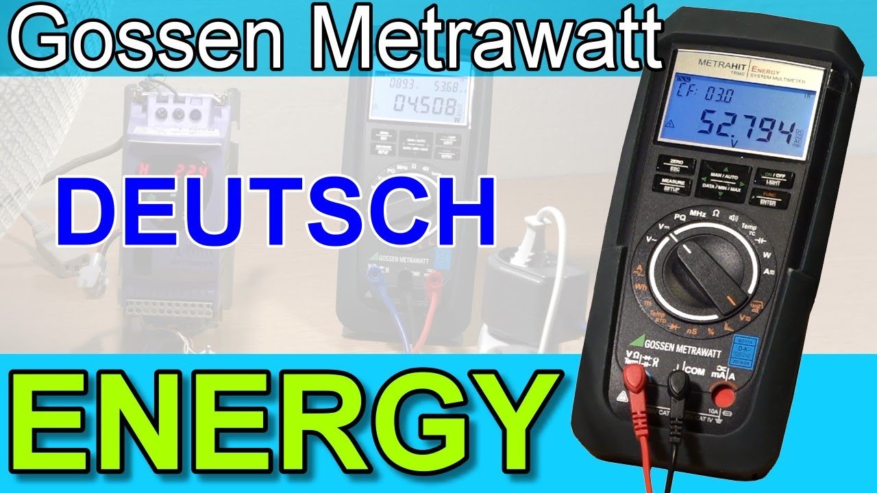 Multimeter Test: Leistungsmessger&auml;t Gossen Metrawatt  METRAHIT  ENERGY  | Praxis Test | Review